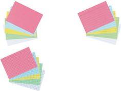 Herlitz Cardi Cards, A6, foderato, arancione fatto di carta, 170 g-sq, senza legno, colore di linea: blu, doppio (10901189)