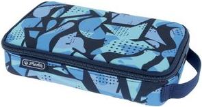 Herlitz 2 Go CamoBlue Astuccio portamatite Poliestere Blu (2 Go CamoBlue)