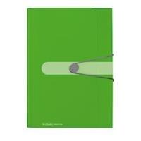 Cartella dei fan di Herlitz Easy Orga to Go, 12 soggetti, Apple Opaque, da Polypropilene, A4, Compatment di Business Card, (112