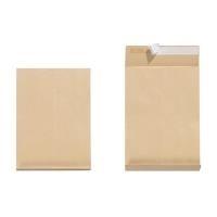 Busta postale pieghevole Herlitz B4 autoadesiva marrone senza finestra carta riciclata con bicarbonato di sodio/carta kraft 130