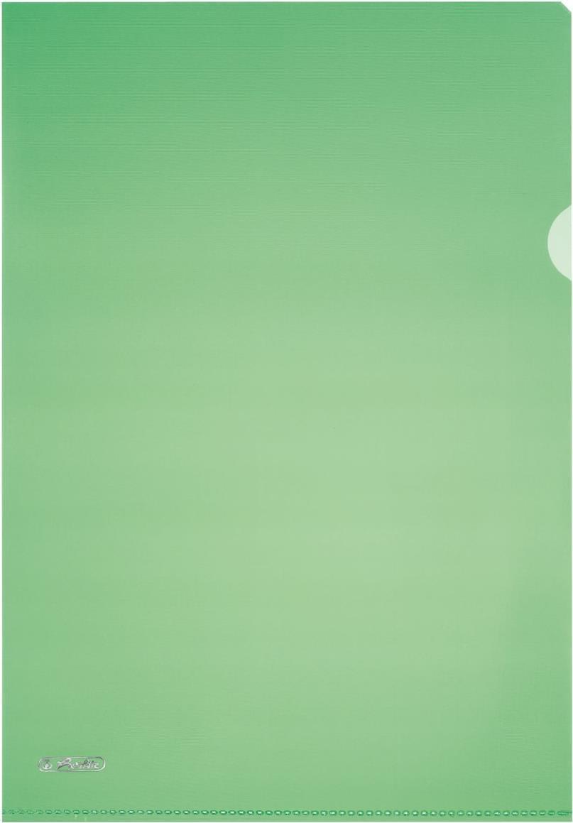 Cover di archiviazione della busta visiva Herlitz Din A4 goduto di 0,19 mm - 10 pezzi