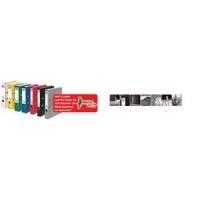 Cartella Herlitz dorso larghezza 8 cm DIN A4 plastica rossa