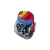 Cartucce di inchiostro Herlitz nel vetro, blu reale, contenuto: 100 ore possono essere estinte, cartucce con chiusura a sfera,