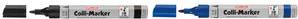 Herlitz Collimarker 1-4mm 5 colori Pennarello indelebile 2x nero 2x blu 1x rosso 10 - 40 mm