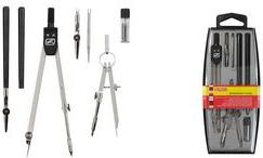 Set bussola Herlitz nero argento