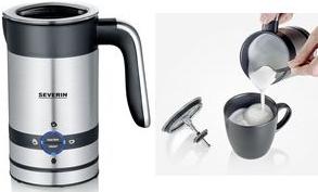 Severin SM 3584 Montalatte automatico Montalatte nero - Acciaio inossidabile (SM3584)