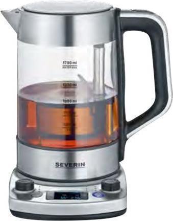SEVERIN Professional WK 3422 Telaver/kedel 3kW Glass/brushed stainless steel/black