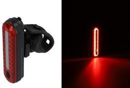 FISCHER batteria per bicicletta Luce freno a LED luce ad asta luce posteriore premium luce stop 50 luci (25 luci - 1 pezzo (506