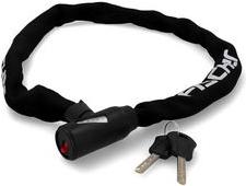 Neoprene con blocco della bici a catena Fischer, con catena chiave realizzata in acciaio fortemente resistente, diametro: 6 mm,