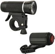 Set di illuminazione a base di biciclette Fischer ALU 30/15 Lux LifeSpan fino a 50.000 ore, STVZO approvato-1 Piece (85348)