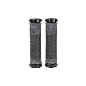 Fischer Bicycle Handlebar Handles Gel "Professional", maniglia nera a 3 componenti, miscela dura all'interno per una buona pres