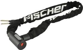 Blocco bici a catena fischer, lunghezza: 900 mm, catena nera in acciaio indurito ad alta resistenza, diametro: 20 mm, - 1 pezzo