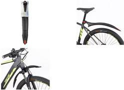 Set di protezione spray per biciclette Fischer 66,00 cm (26 ") -29" (66,04-73,66 cm) realizzato in plastica, con blocco rapido,