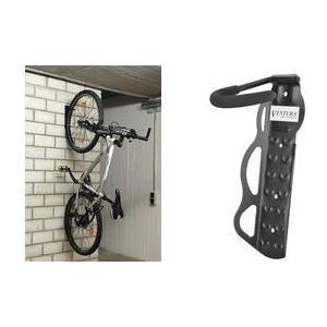 Fischer Bicycle Wall Hook, Capacità di carico: 20 kg, staffa a parete molto stabile nera per 1 bici, spazio -spazio, - 1 pezzo
