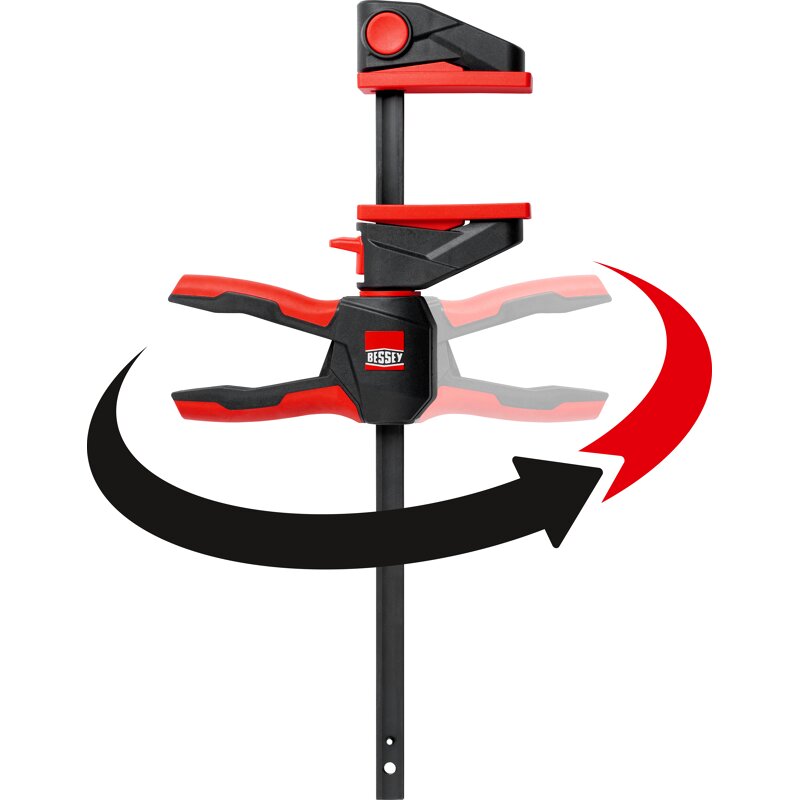 Strettoio BESSEY con una sola mano con impugnatura rotante EZ360-45 450/80