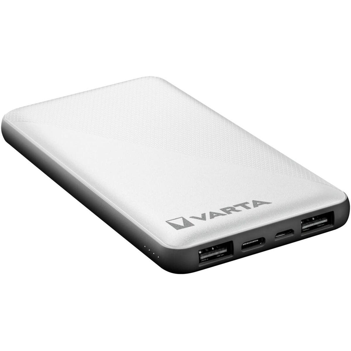 Varta Energy 10000 Polimeri di litio [LiPo] 10000 mAh Nero, Bianco (Varta Energy powerbank - Li-pol - 2 x)