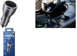 Varta Car Charger 45 Watt Output 1xUSB A / 1xUSB-C PD 57933101111