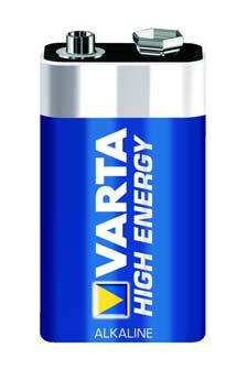 Varta 9V Batteria monouso Alcalino