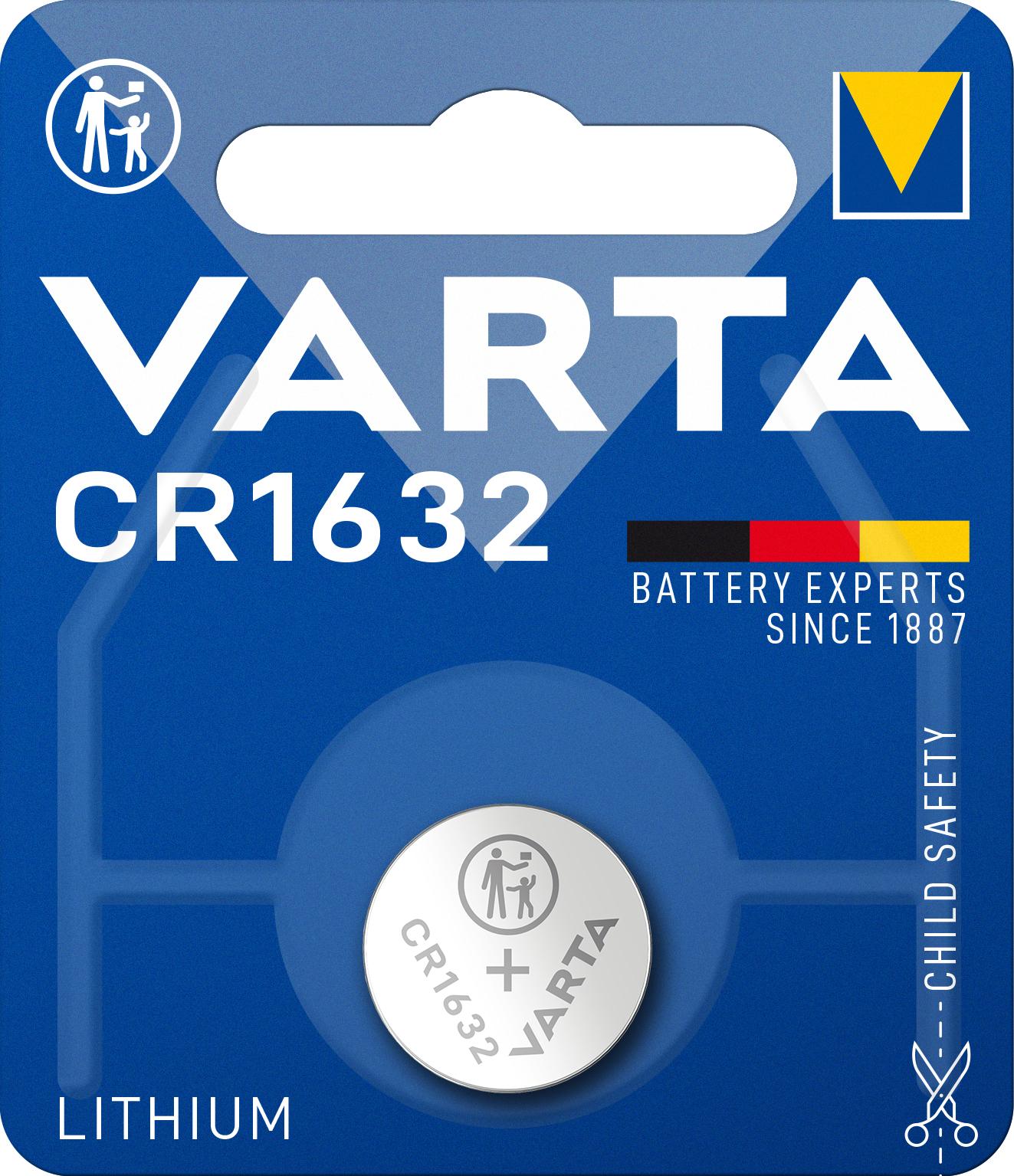 Batterietechnologie Lithium Batteriespannung 3 V Batteriekapazitt 140 mAh Retail Blister (1-Pack)