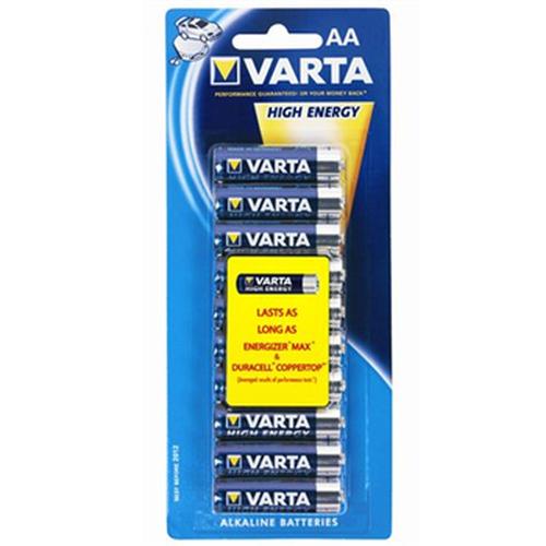 VARTA BATTERE ALKALINE MIGNON AA LR06 Potenza LongLife da 15 V (pacchetto da 20)