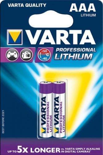 Batteria VARTA Professional Ultra Lithium Micro AAA FR03 blister da 2