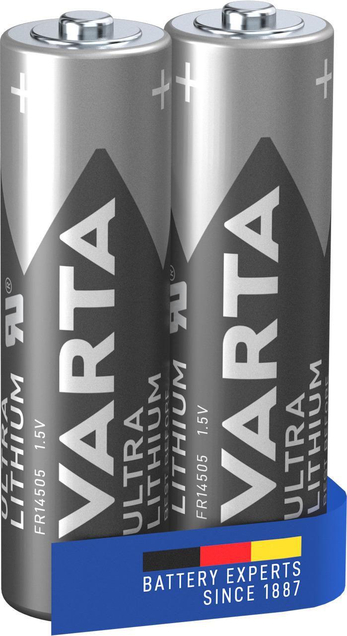 Varta Ultra Lithium Batteria al litio AA Mignon FR14505 Blister da 2