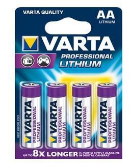 Batteria Varta Lithium Mignon AA FR06 1.5V Blister (4 pacchetti) 06106 301 404
