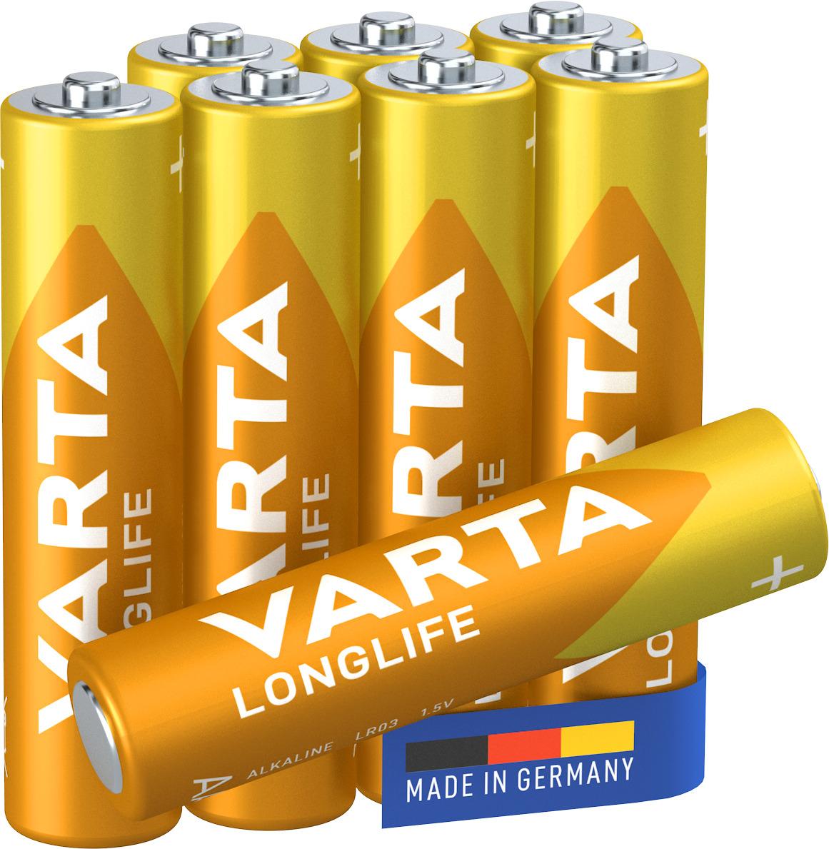 Ã¢â‚¬Â¢ Longlife AAA Ã¢â‚¬Â¢ Einwegbatterie Ã¢â‚¬Â¢ Alkali Ã¢â‚¬Â¢ 1,5 V