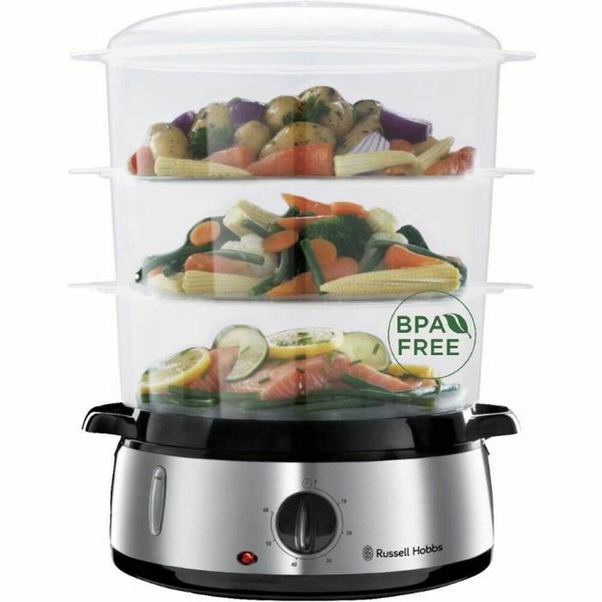 Russell Hobbs Cook@Home Dampkoger 9 litri BÃƒÂ¸rstet ruggine acciaio inox