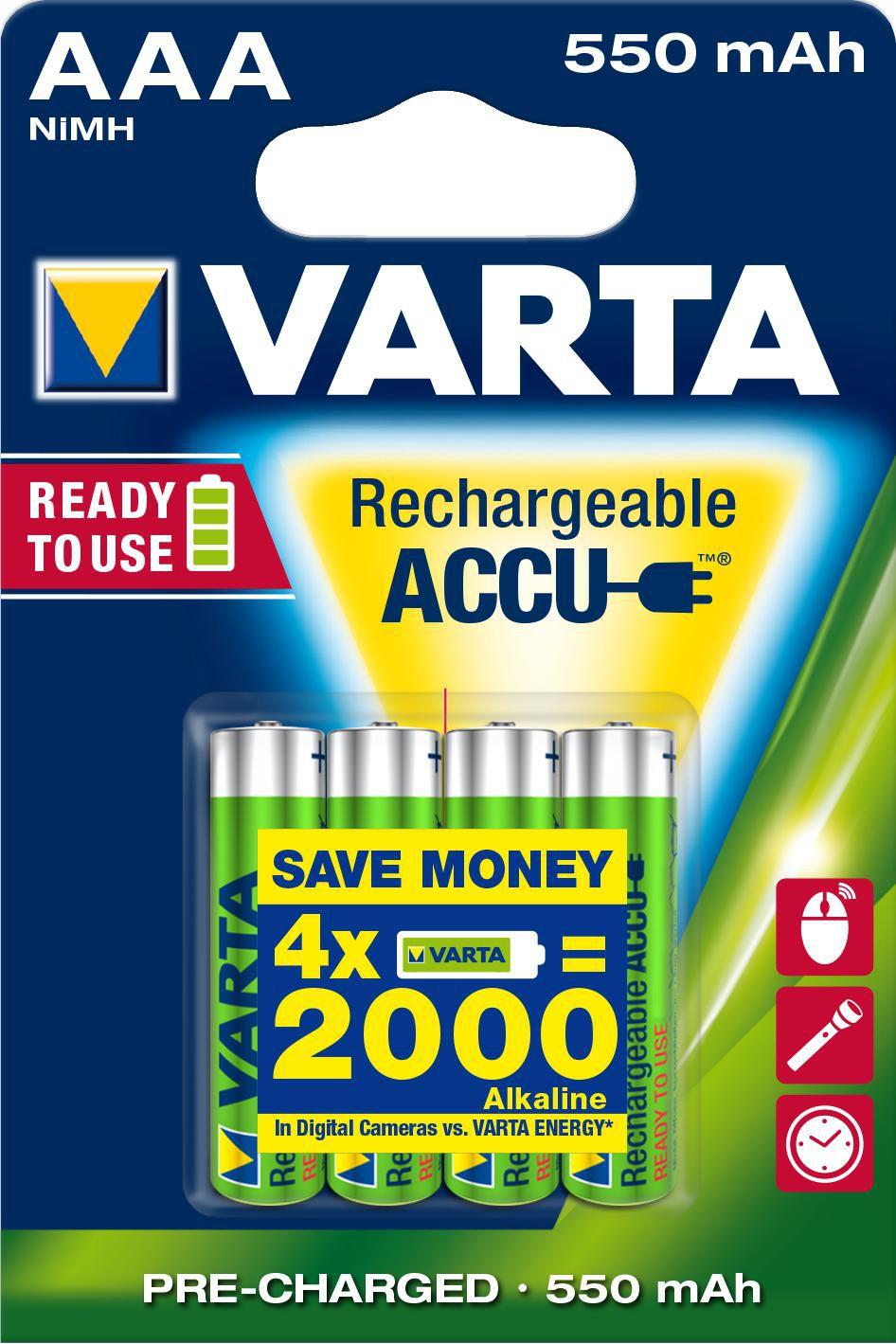 Varta Ready2Use HR03 4pcs...