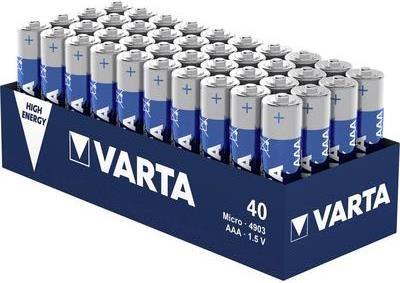 Varta Longlife Power 4903 - Batteria 40 x AAA / LR03 - Alcalina (4903121394)