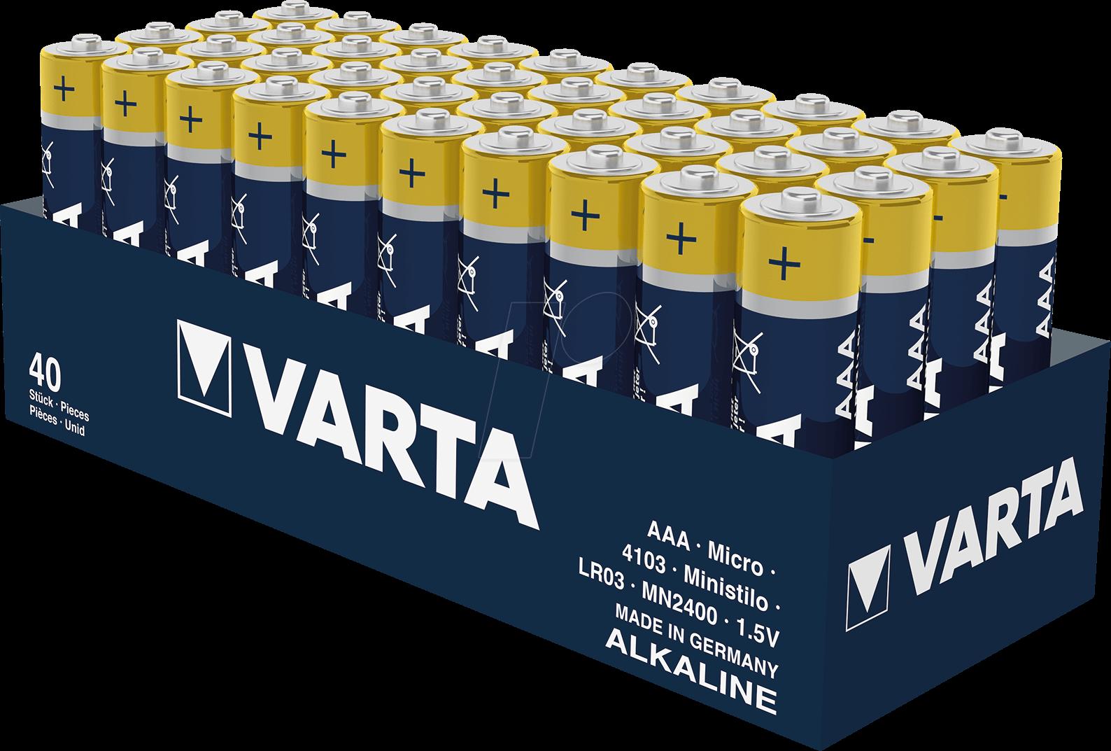 Batterie VARTA Micro AAA 15 V