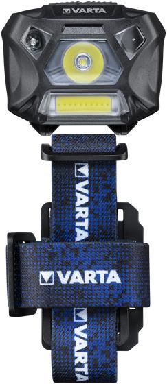 Varta WORK FLEX MOTION SENSOR H20 Nero Blu Torcia a fascia LED