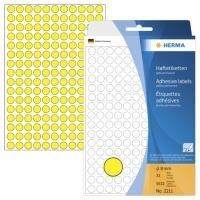 Punti adesivi HERMA 80 mm gialli