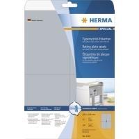HERMA Special - Etichette autoadesive in film di poliestere opaco - Argento - 105 x 148 mm 100 etichetta(e) (25 fogli x 4) (421