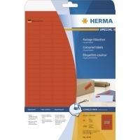 Speciale Herma - Etichette di carta Matt permanentemente autoadesivo - Red - 25,4 x 10 mm - 3780 etichette (20 fogli x 189) (42