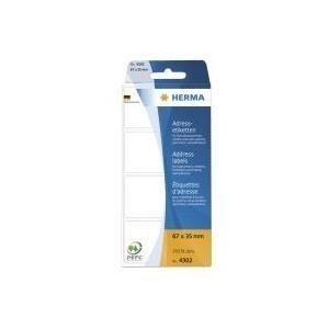Etichette per indirizzi HERMA etichette per indirizzi 67x35 250 pezzi 670 x 350 mm bianco