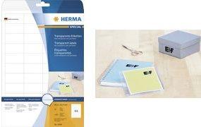 Etichette foil HERMA foil Etik.Trasp.210x297 2100 x 2970 mm trasparente