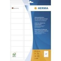 Etichette per indirizzi HERMA etichette per indirizzi 67x30 540 pezzi 670 x 300 mm bianco