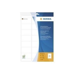 Etichette per indirizzi HERMA etichette per indirizzi 67x38 420 pezzi 670 x 380 mm bianco