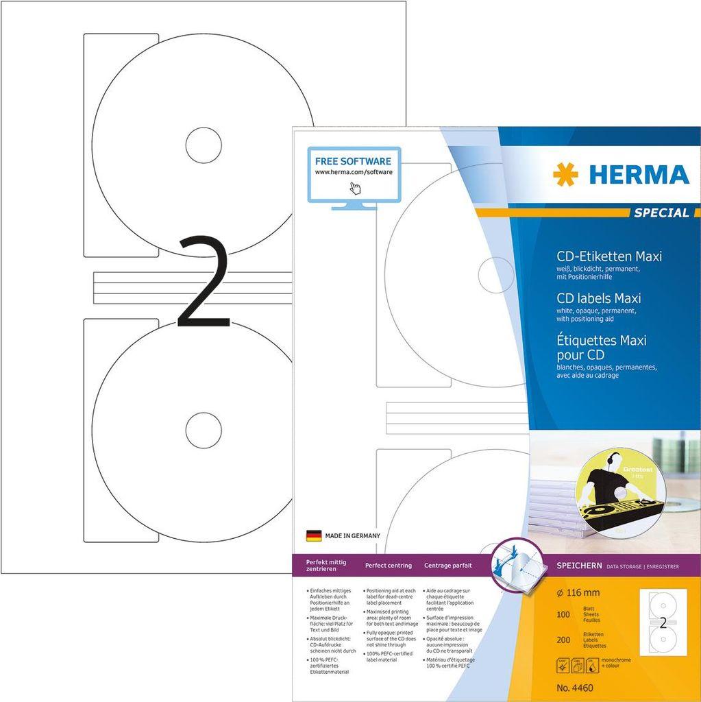 Etichette per CD HERMA...