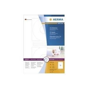 Etichette per CD HERMA Etichetta per CD. 116 mm 4471 bianco