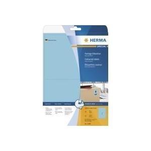 Speciale Herma - Etichette di carta Matt permanentemente autoadesivo - Blu - 199,6 x 143,5 mm 40 etichette (20 fogli x 2) (4498)