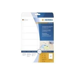 Etichette foil HERMA Foil Etik.Transp.97.0x42.3 97.0 x 42.3 mm Trasparente