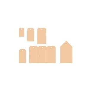 Herma - Tag di cartone - Brown liscio - 48 x 95 mm - 1000 pezzi. (6045)