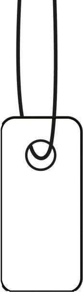 HERMA 6931 etichetta non adesiva Bianco 1000 pezzo[i] (HERMA Strung marking tags - etiketter)