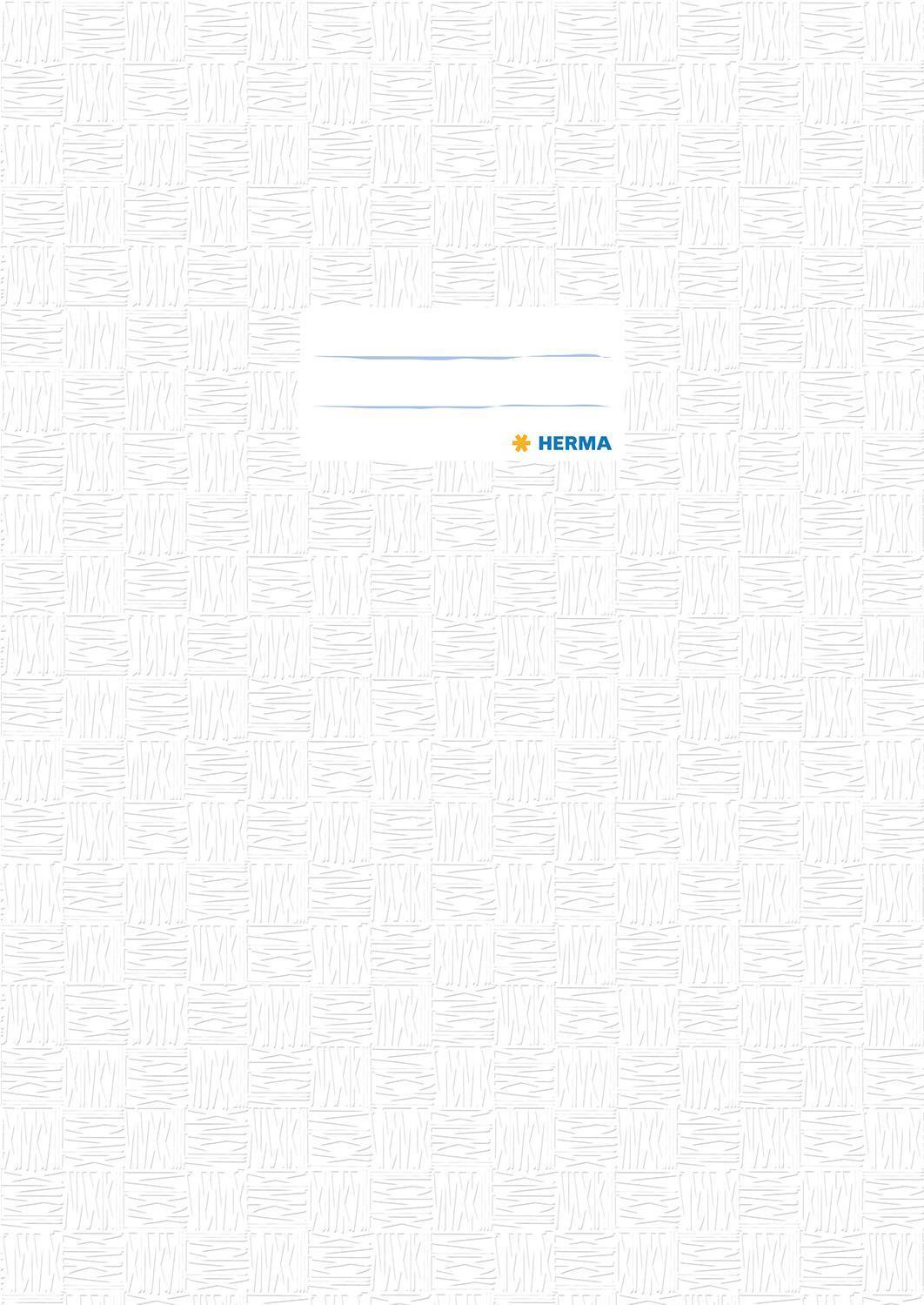 Proteggi quaderno Herma PP A4 bianco