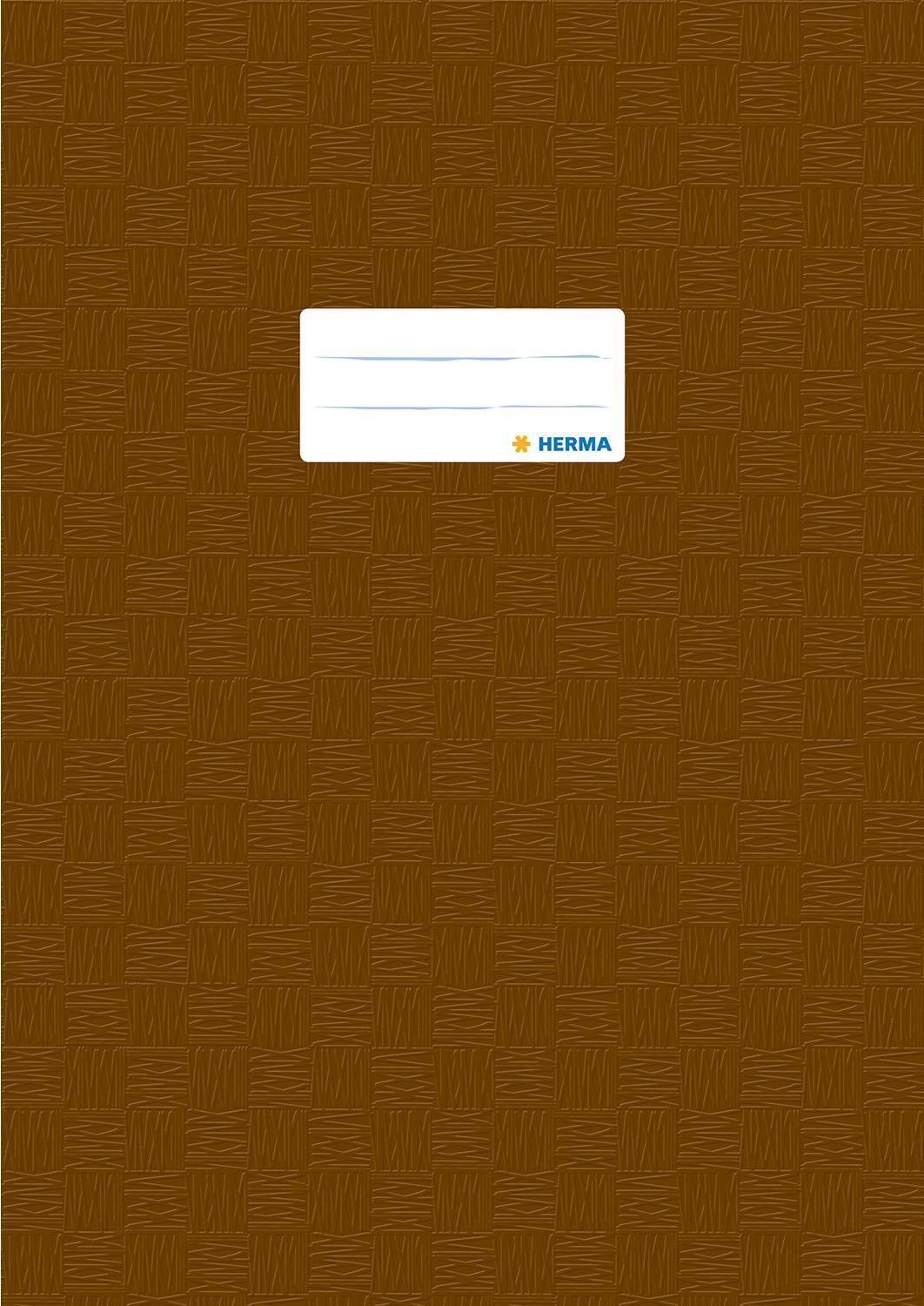 Proteggi quaderno Herma PP A4 marrone