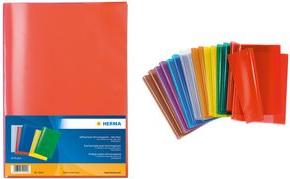 Proteggi notebook Herma PP trasparente A4 arancione