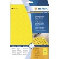HERMA Special - Etichette in pellicola opaca autoadesiva resistente agli agenti atmosferici per uso esterno - Giallo - 30 x 30